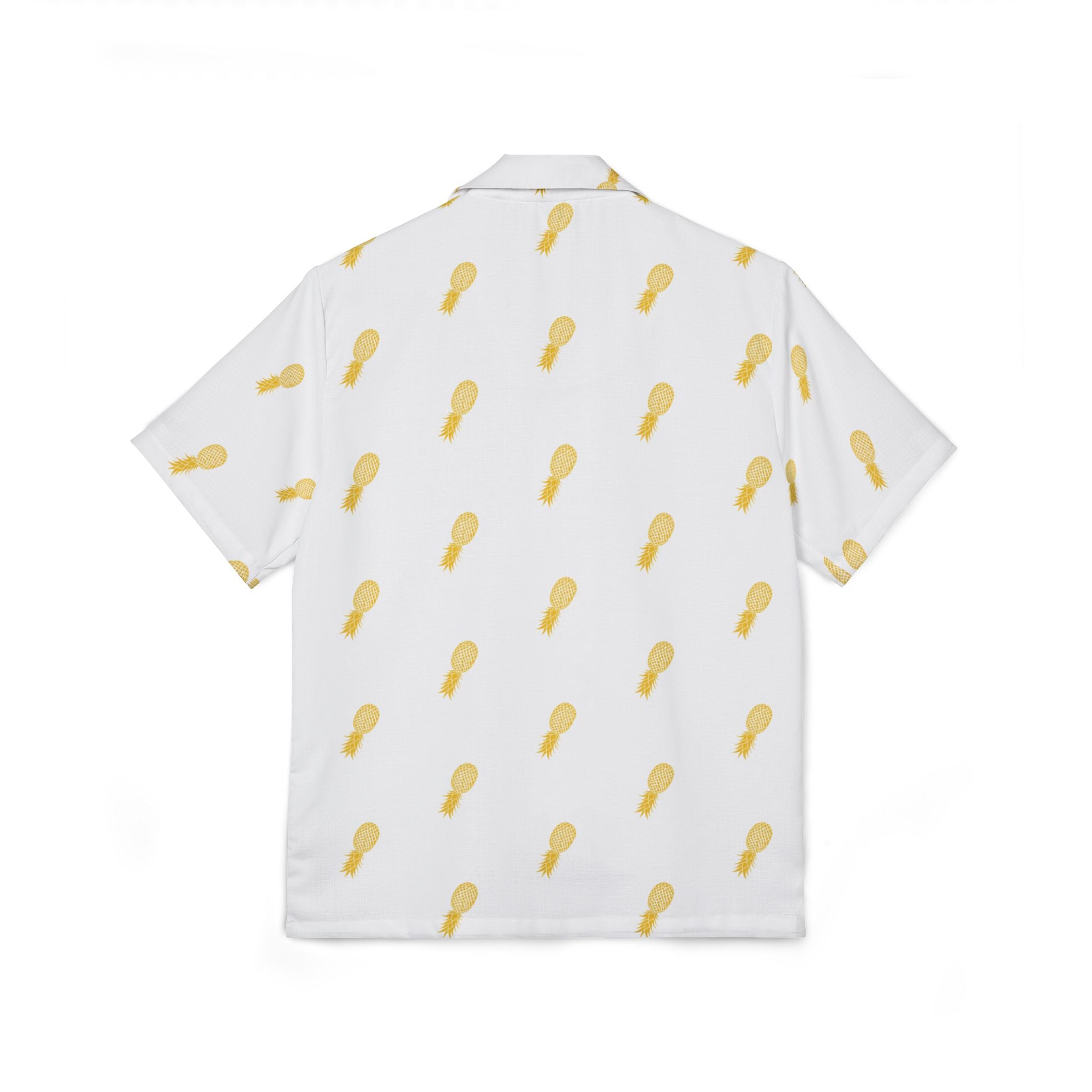 Hawaiian Camp Shirt - Pineapple Design for Men