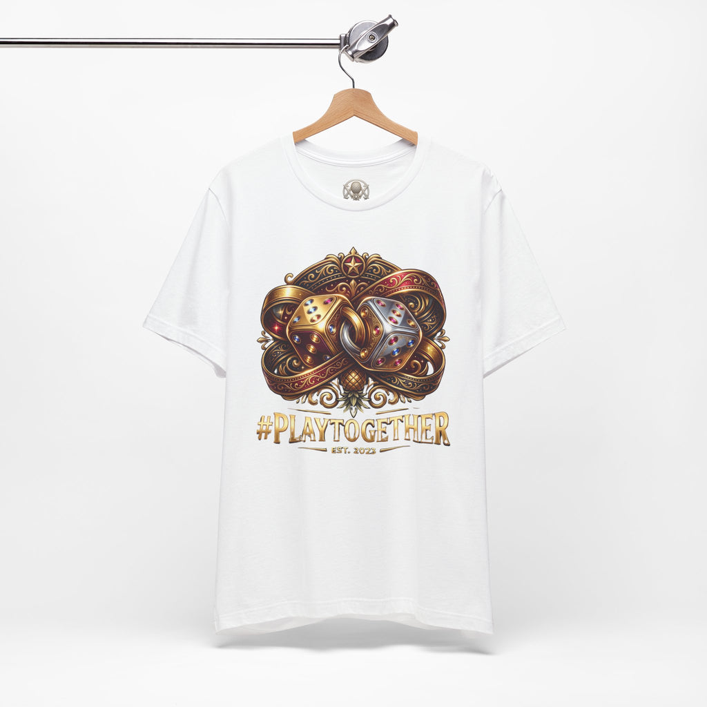 #PLAYTOGETHER Dice T-Shirt | Vintage Casino Gaming Tee for Game Night
