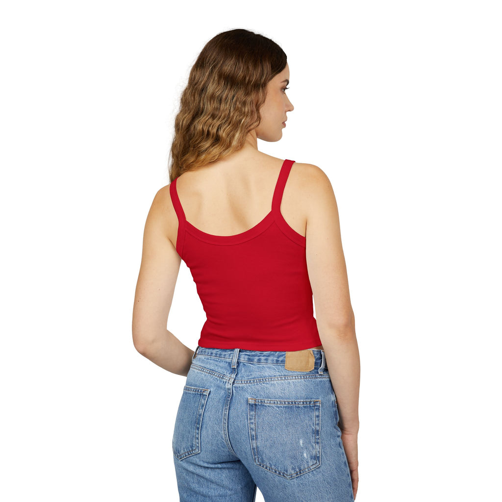 Queen of Spades Spaghetti Strap Tank Top — Women's Crop
