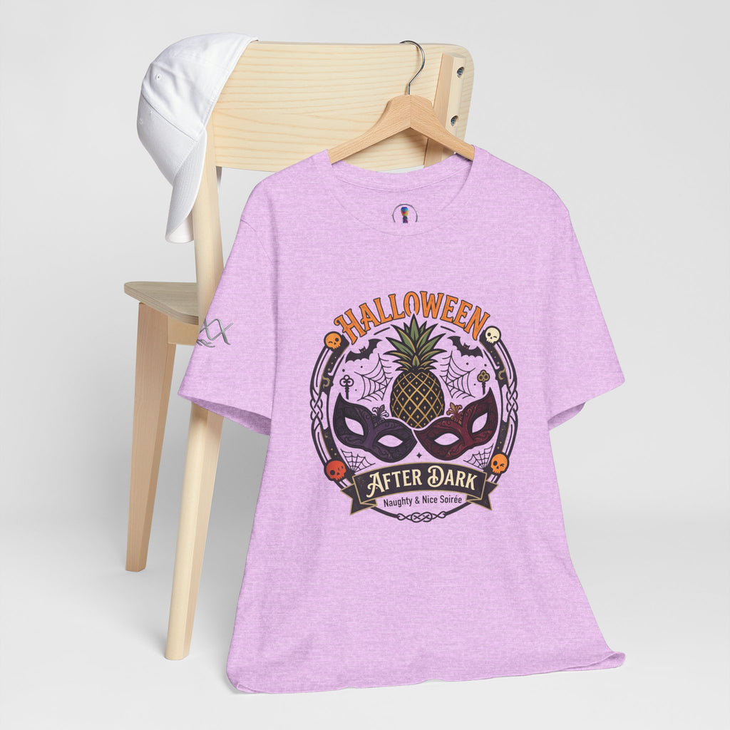 Halloween After Dark Tee — Pineapple Mask Masquerade T‑Shirt