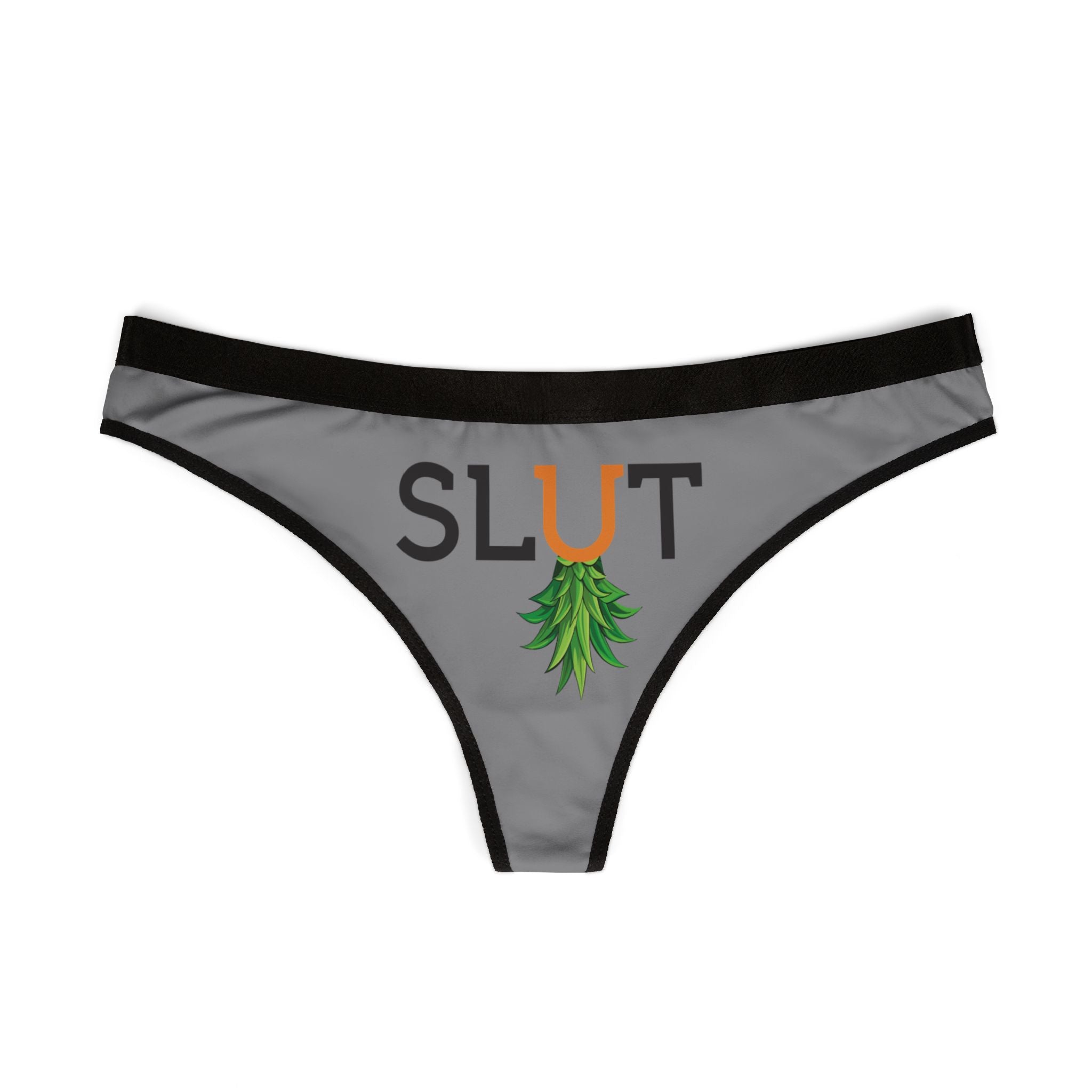 Women’s Thong "Upside Down Pineapple" — Slut Graphic