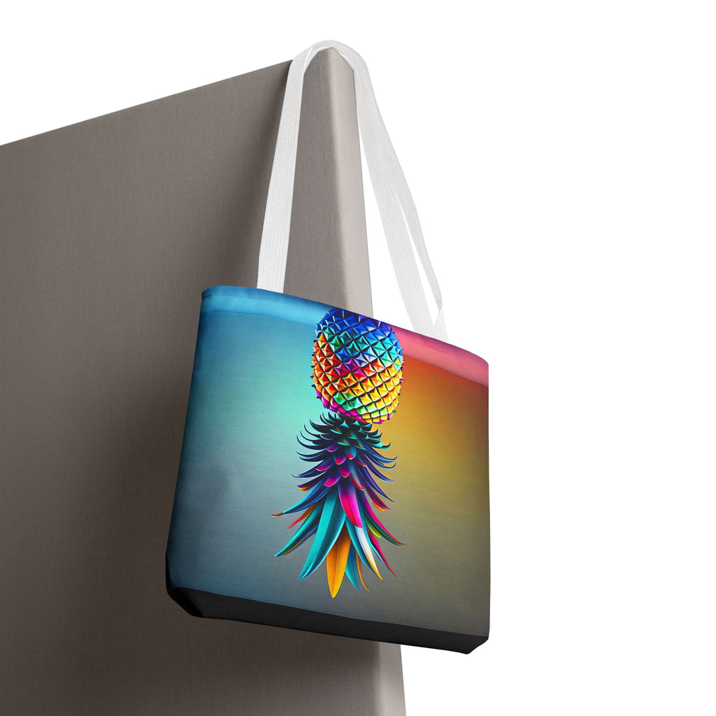 Vibrant Pineapple Tote Bag - Colorful Beach Accessory for Sexy Adventures