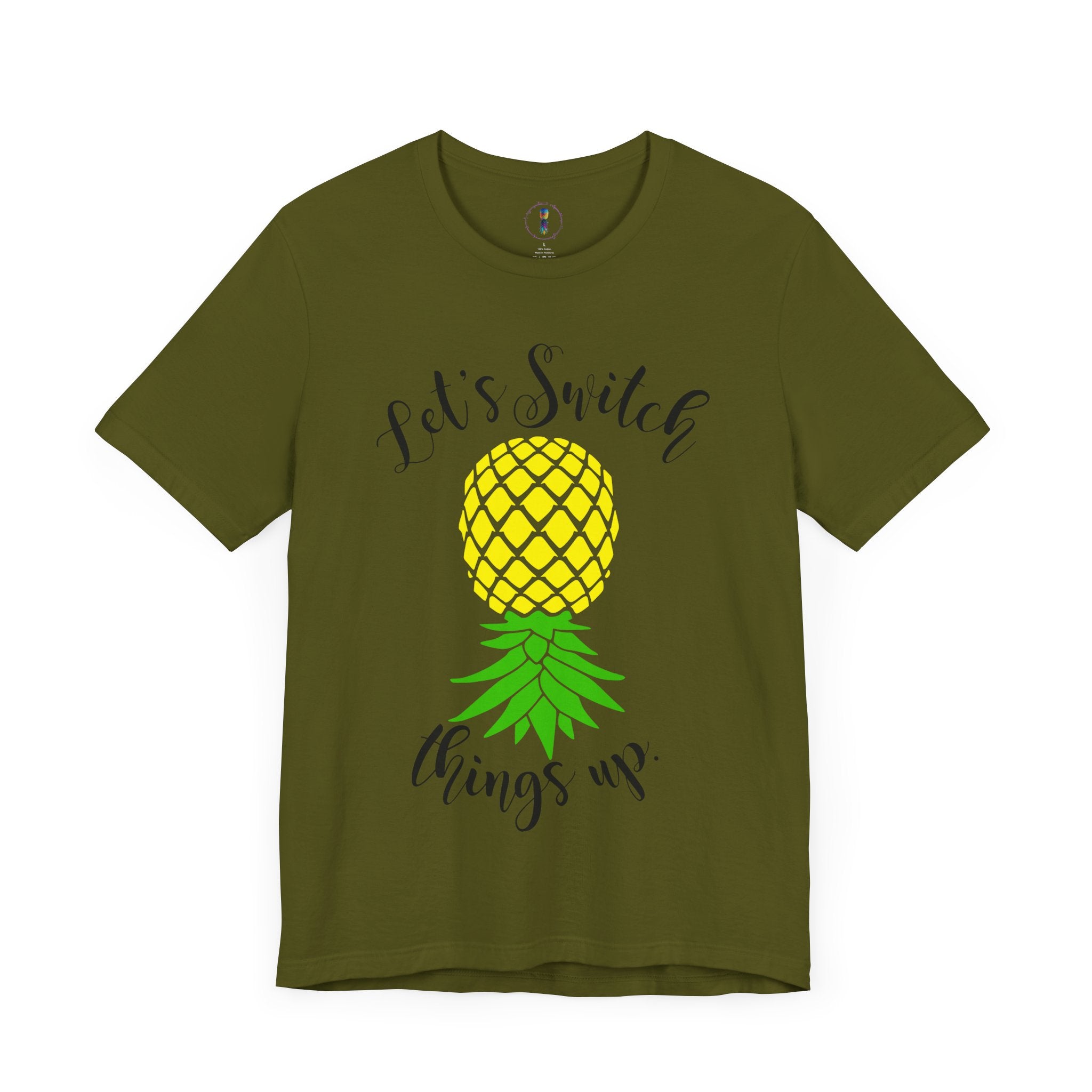 Pineapple Motivational Unisex Tee - 'Let's Switch Things Up'