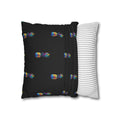 Spun Polyester Square Colorful Pineapple Pillowcase