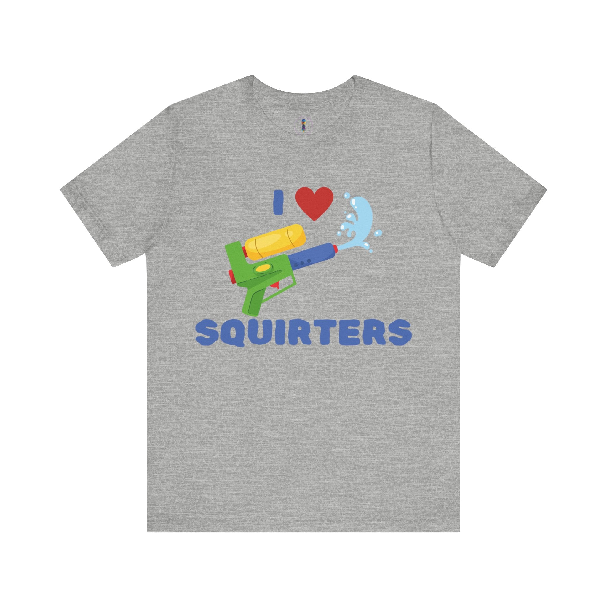 I Love Squirt Guns Unisex Jersey Tee - Fun Summer Shirt for Water Play Lovers