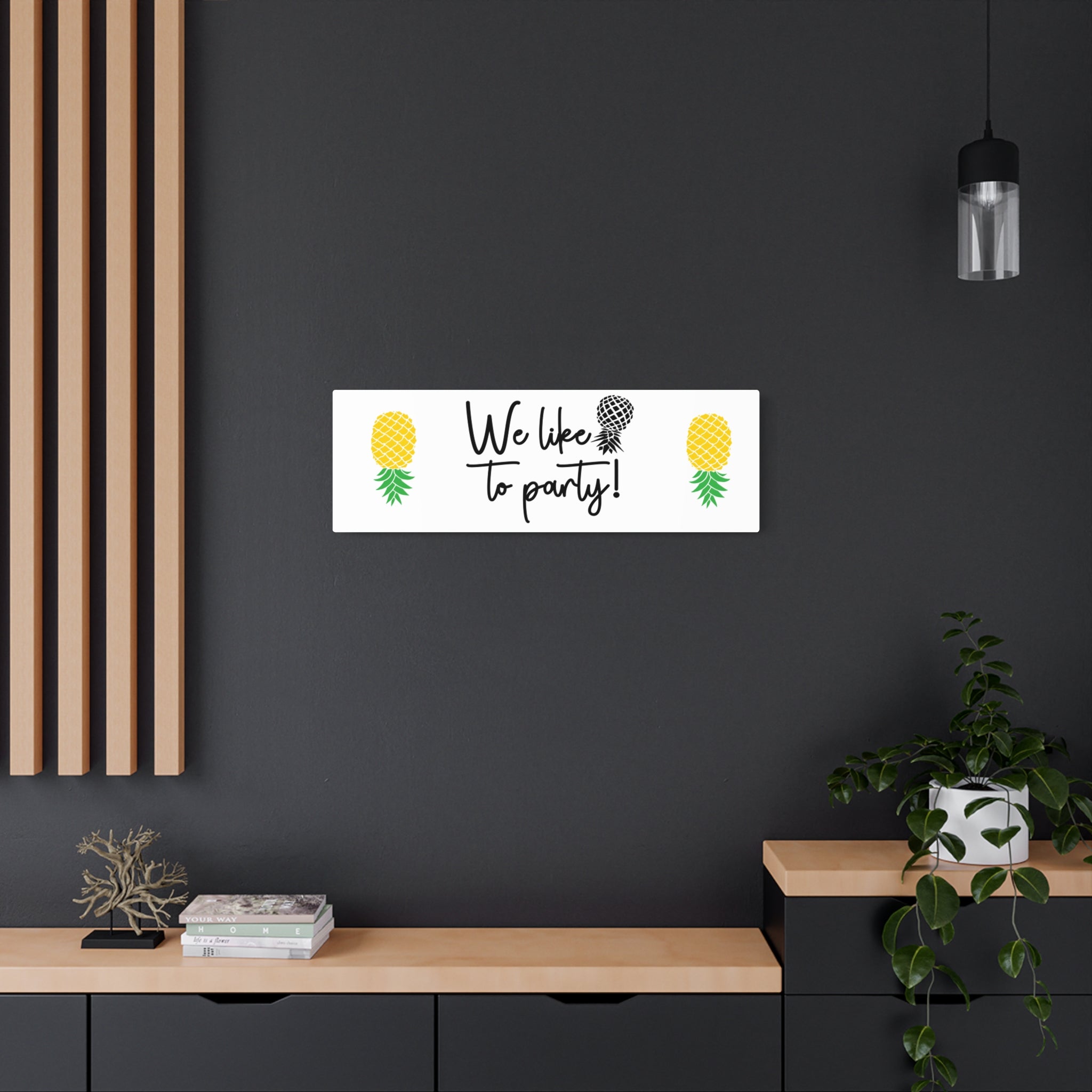 We Like to Party! Metal Art Sign – Fun Decor for Celebrations and Gatherings