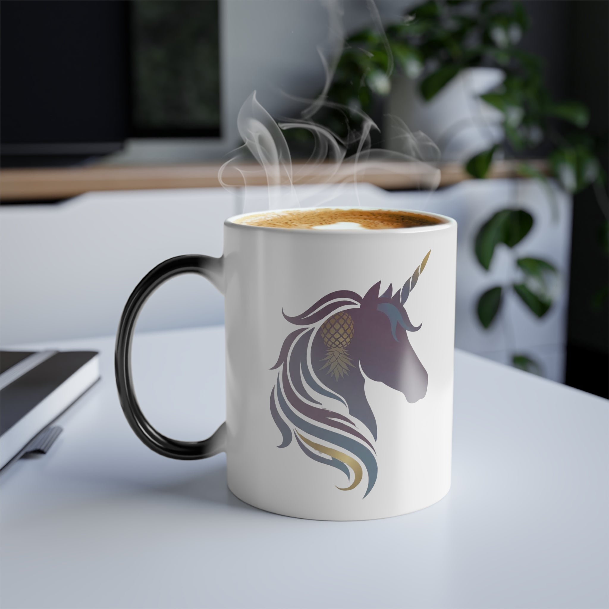 Morphing Mug - Color-Changing Unicorn 11oz Coffee Cup