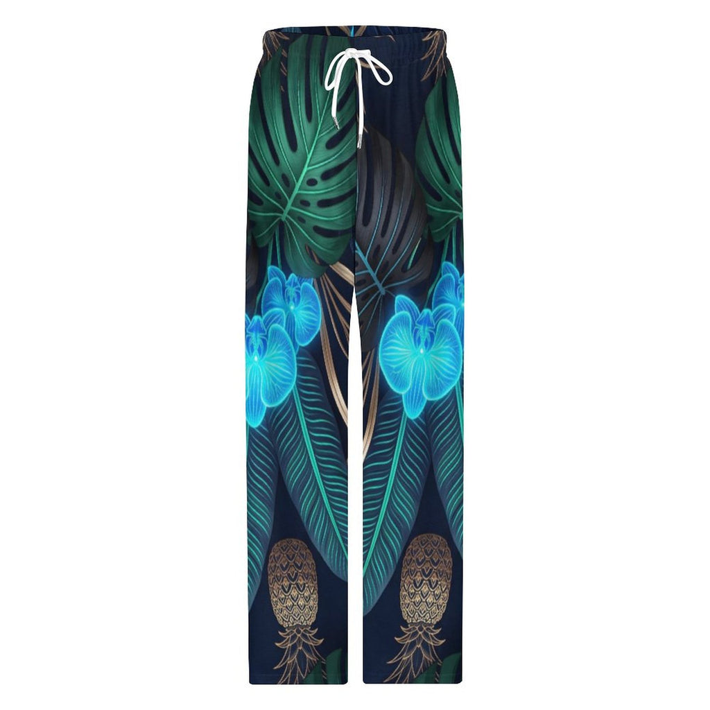 DTG 190gsm Cotton Loose Loungewear Pants for Men(All-Over Printing)
