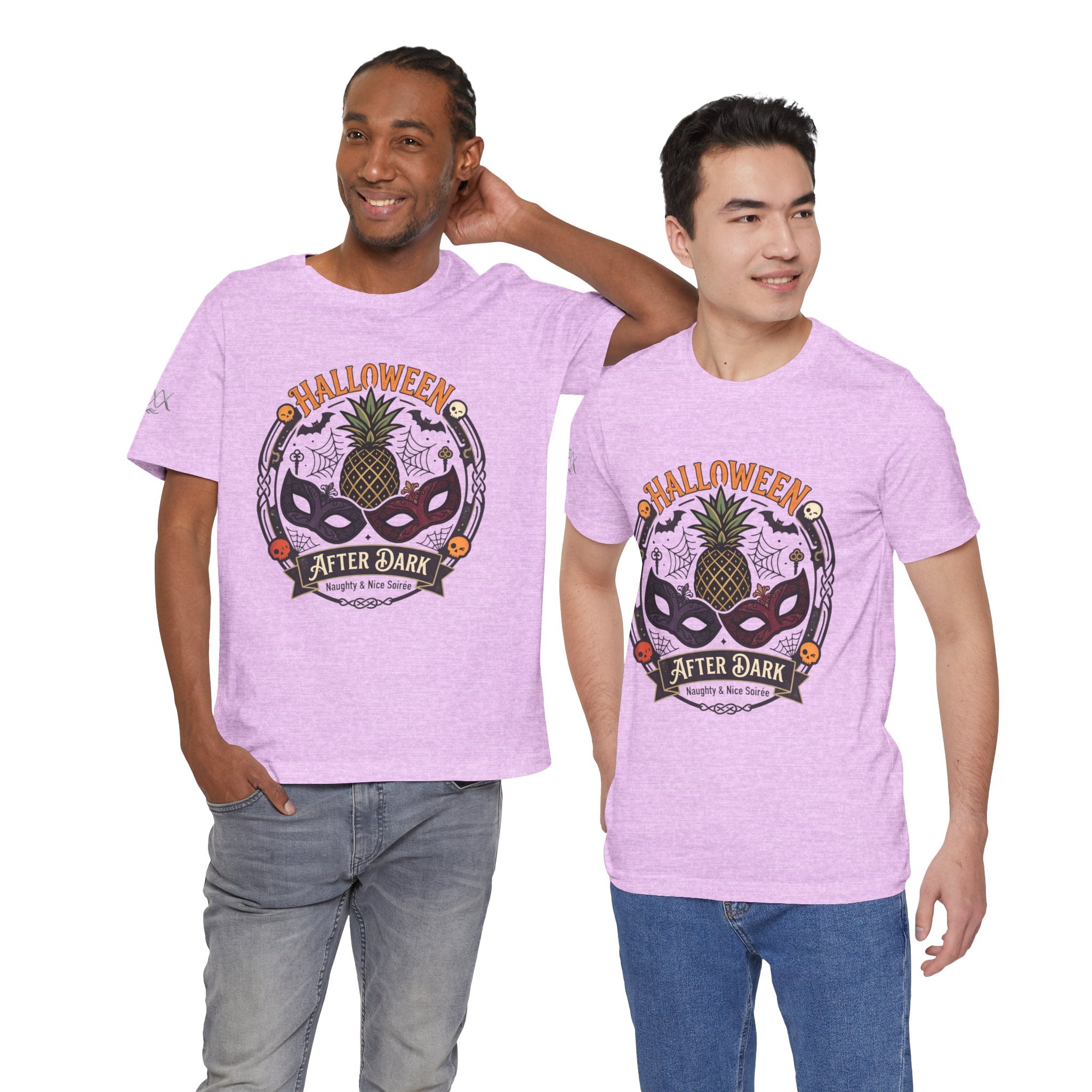 Halloween After Dark Tee — Pineapple Mask Masquerade T‑Shirt