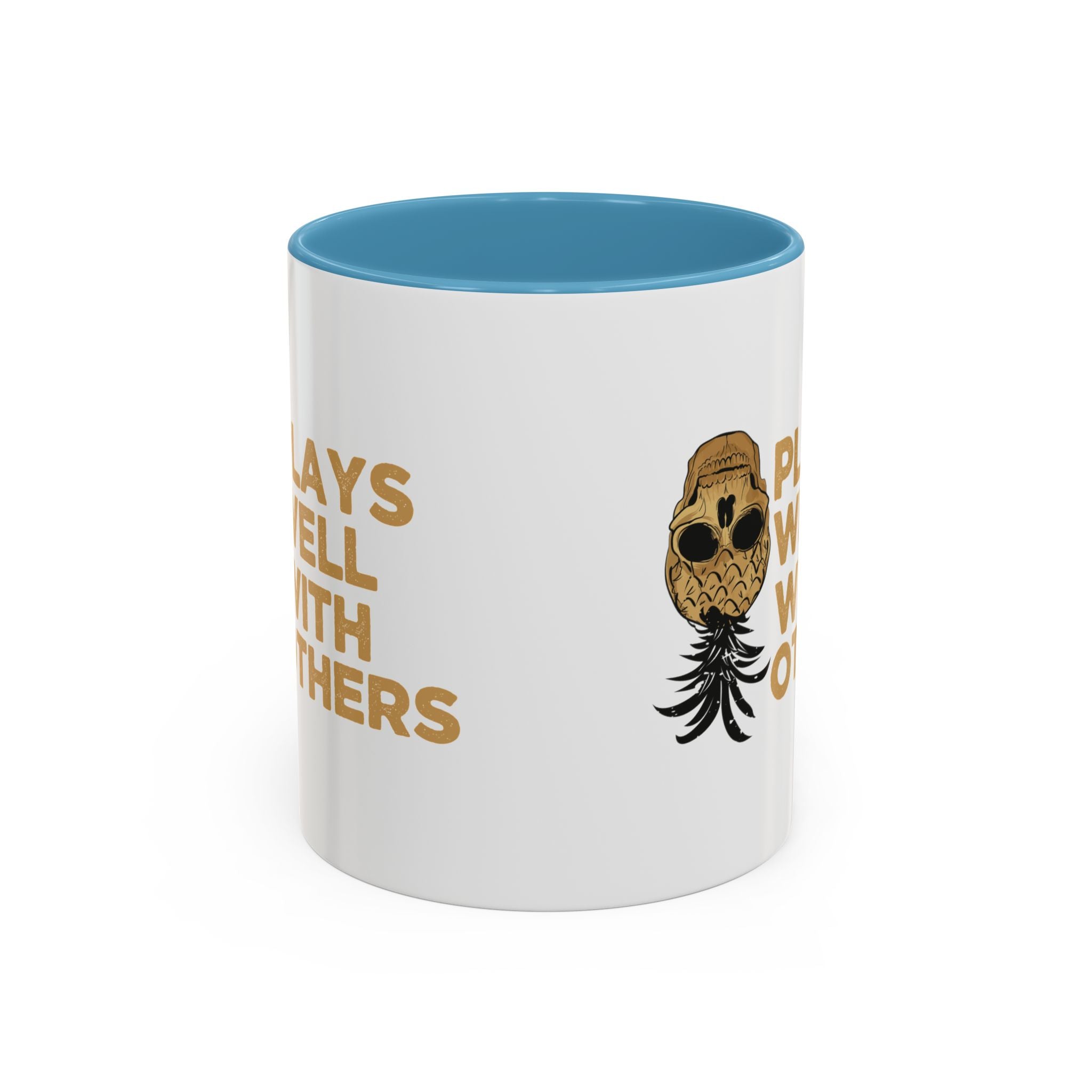 Playful Owl Accent Coffee Mug - 11 & 15oz - Perfect Gift for Nature Lovers