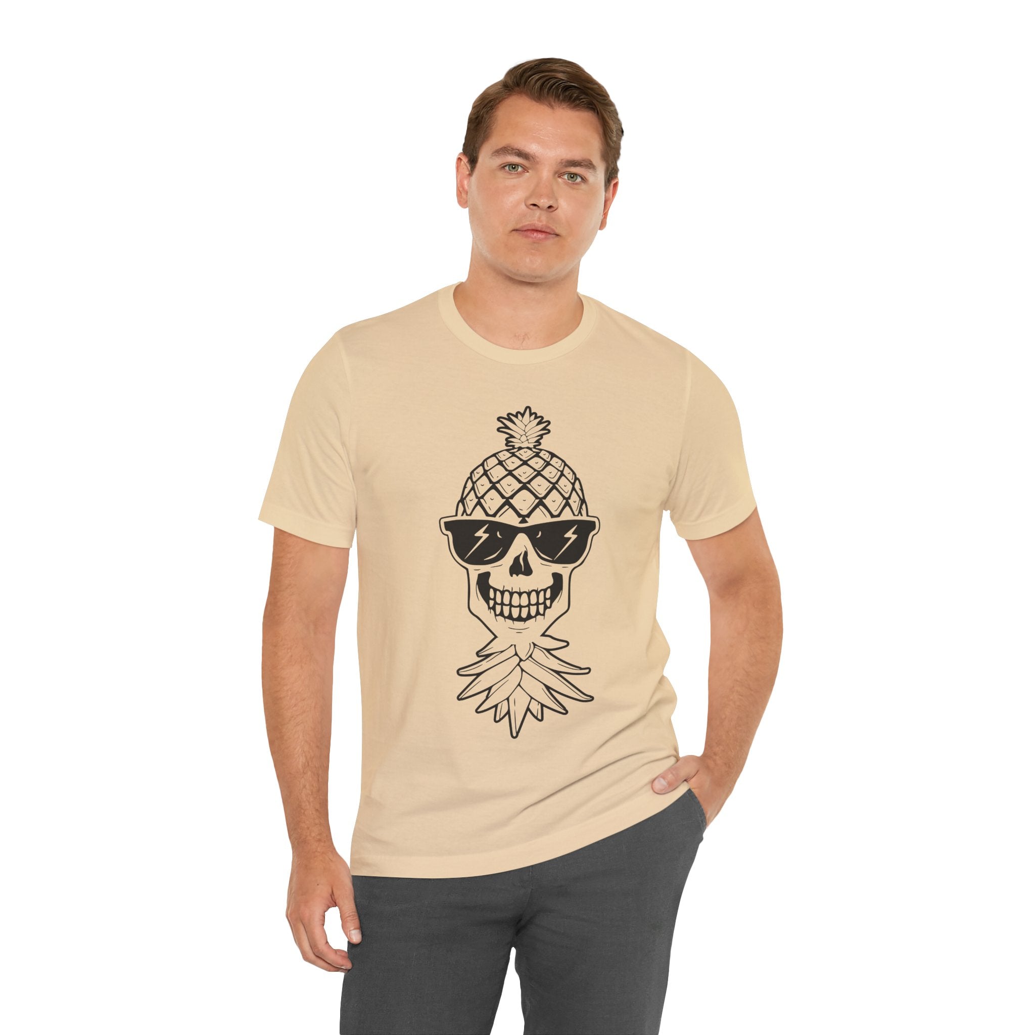 Pineapple Skull Graphic Tee