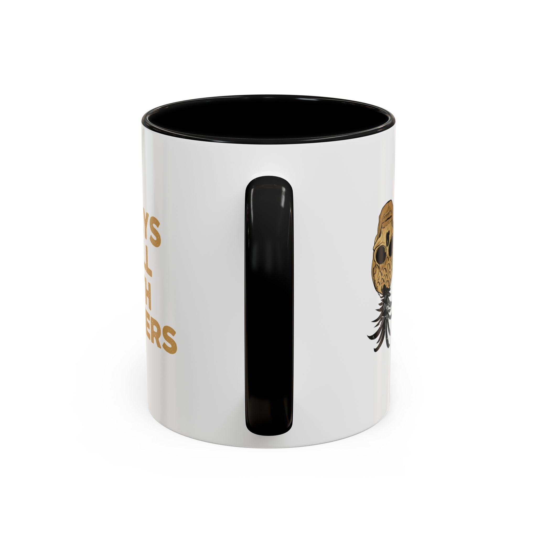 Playful Owl Accent Coffee Mug - 11 & 15oz - Perfect Gift for Nature Lovers