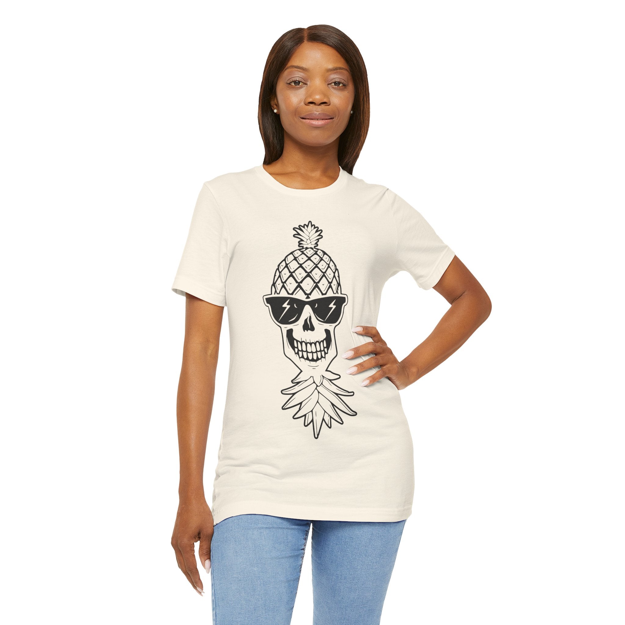 Pineapple Skull Graphic Tee