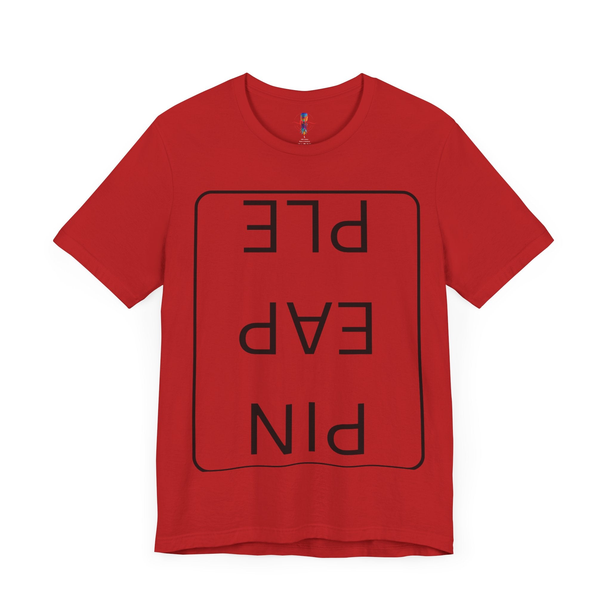 Funny Unisex Jersey Short Sleeve Tee - 'PIN EAP PLE' Design