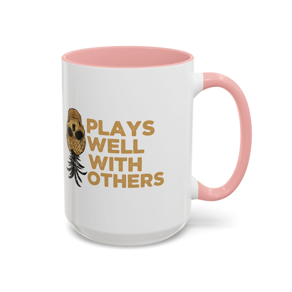 Playful Owl Accent Coffee Mug - 11 & 15oz - Perfect Gift for Nature Lovers