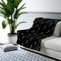 Colorful Pineapple Sherpa Fleece Blanket
