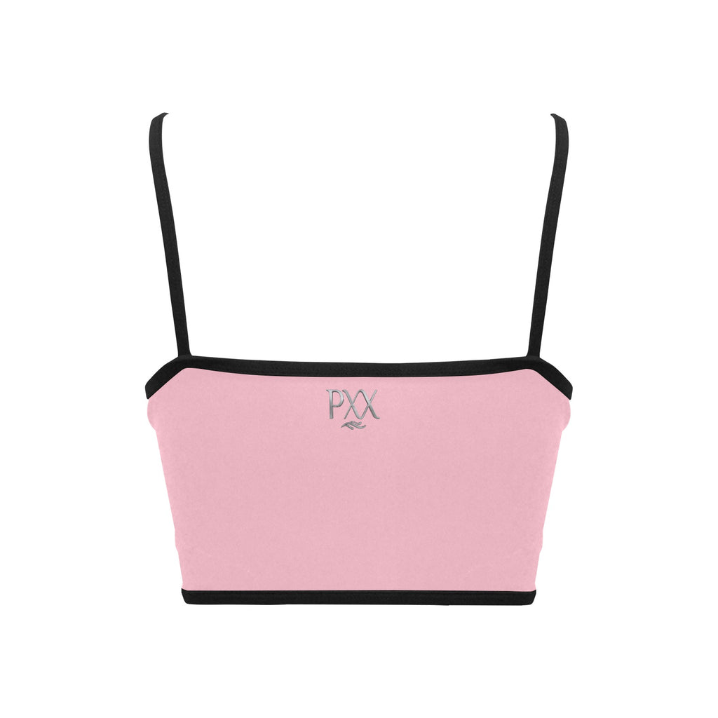 #IAMHISQUEEN Women’s Spaghetti Strap Crop Top – Sexy Stretch Yoga Tank, Lightweight Quick-Dry Fitness Crop Top for Women