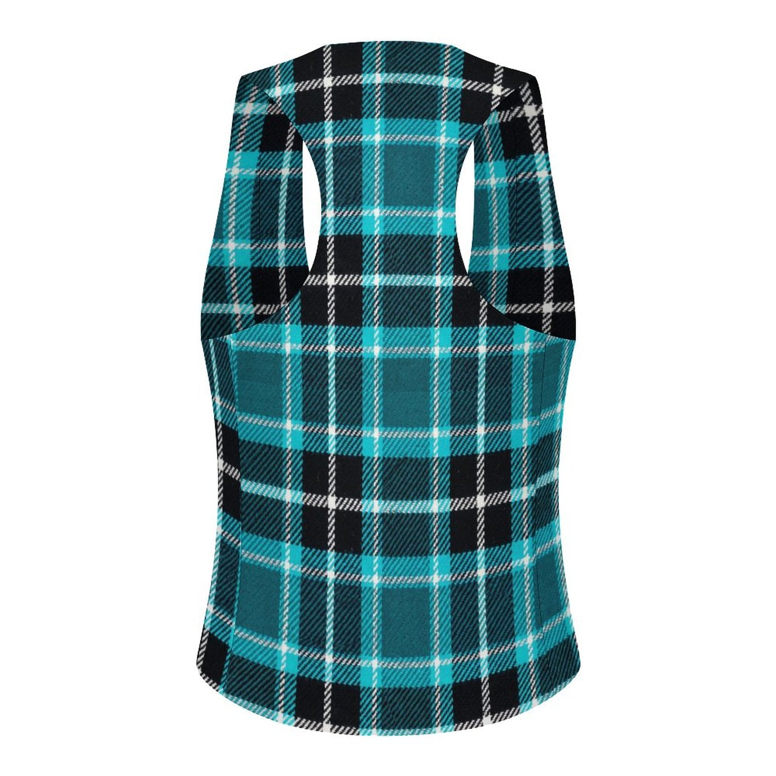 School Girl Inspired Women's Suit Vest by Taylor Lovet | Sexy Plaid Vest for Lifestyle Events, Cosplay & Fashion | PineappleXXclusive