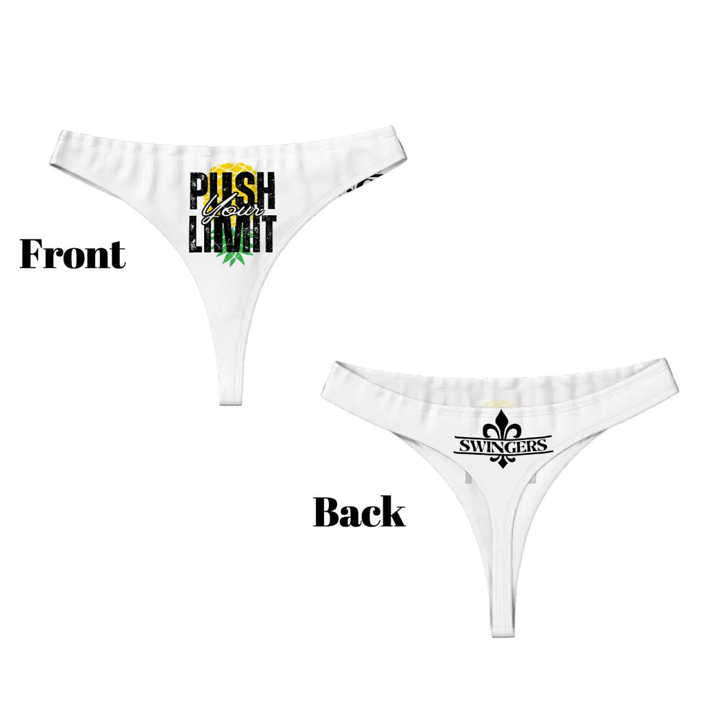 Push Yourself Thongs for Women