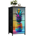 Colorful Upside-Down Pineapple 4-Drawer Dresser