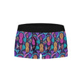 Neon Pineapple Men’s Boxer Briefs with Fly | Funny Polyester Underwear