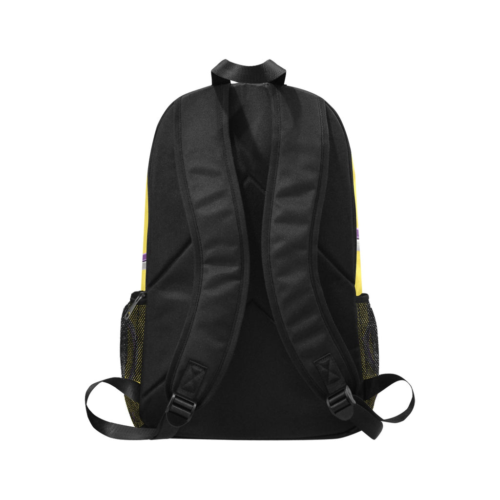 XXclusive All-Over Print Fabric Backpack | Side Mesh Pockets | Men & Women