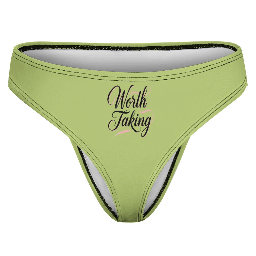 "Take These Off" Women's Sexy Thong | Soft Polyester Spandex Lingerie