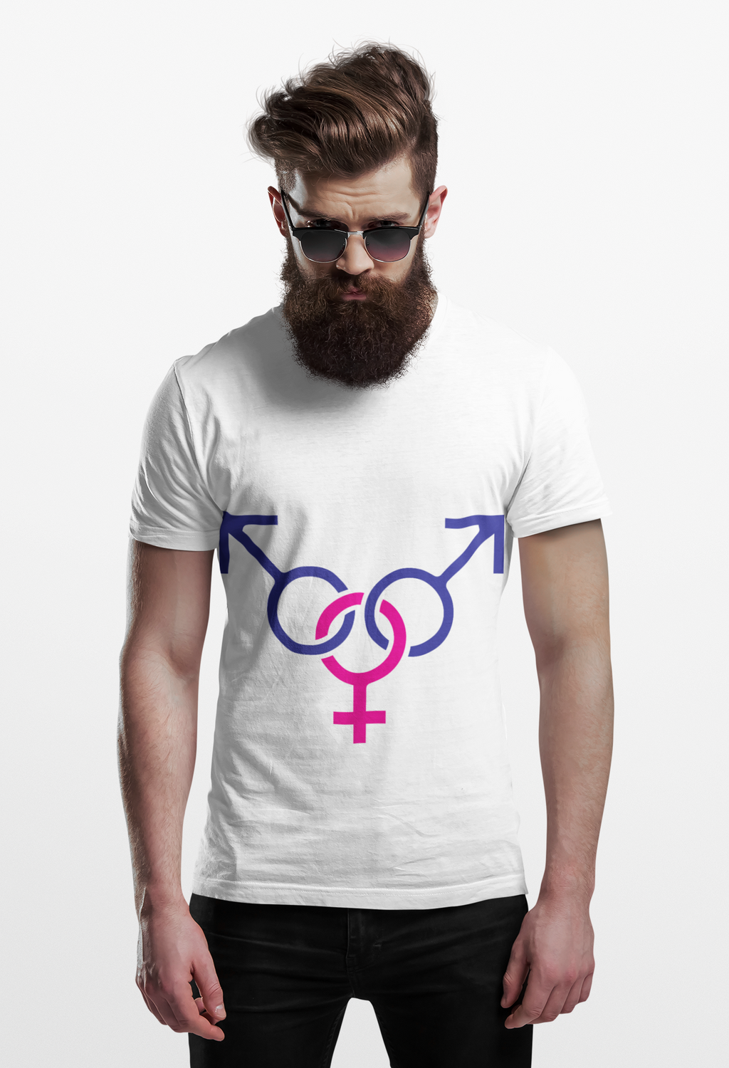 Unisex Tee Wicked Lifestyles Male Symbol Shirt
