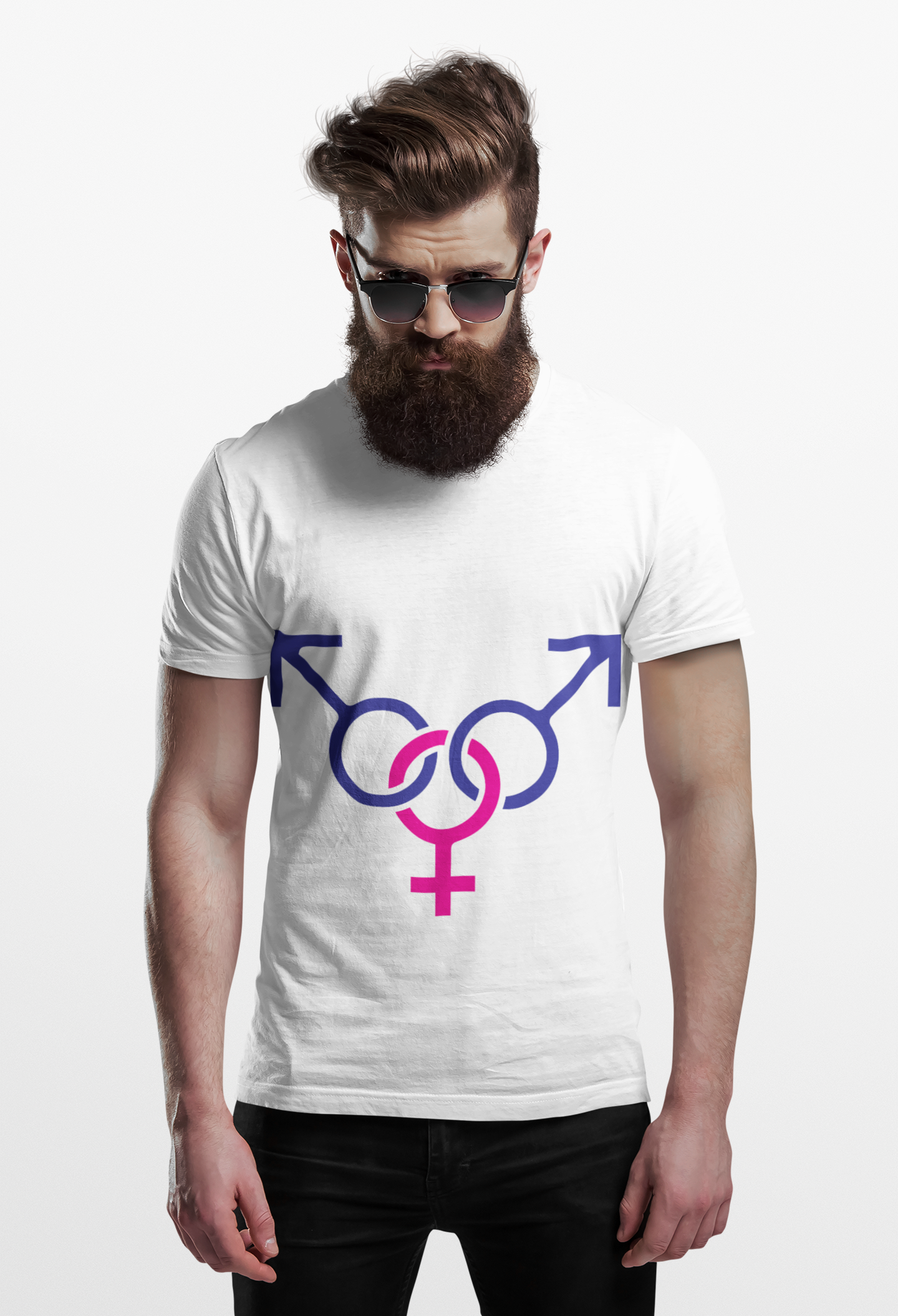 Unisex Tee Wicked Lifestyles Male Symbol Shirt