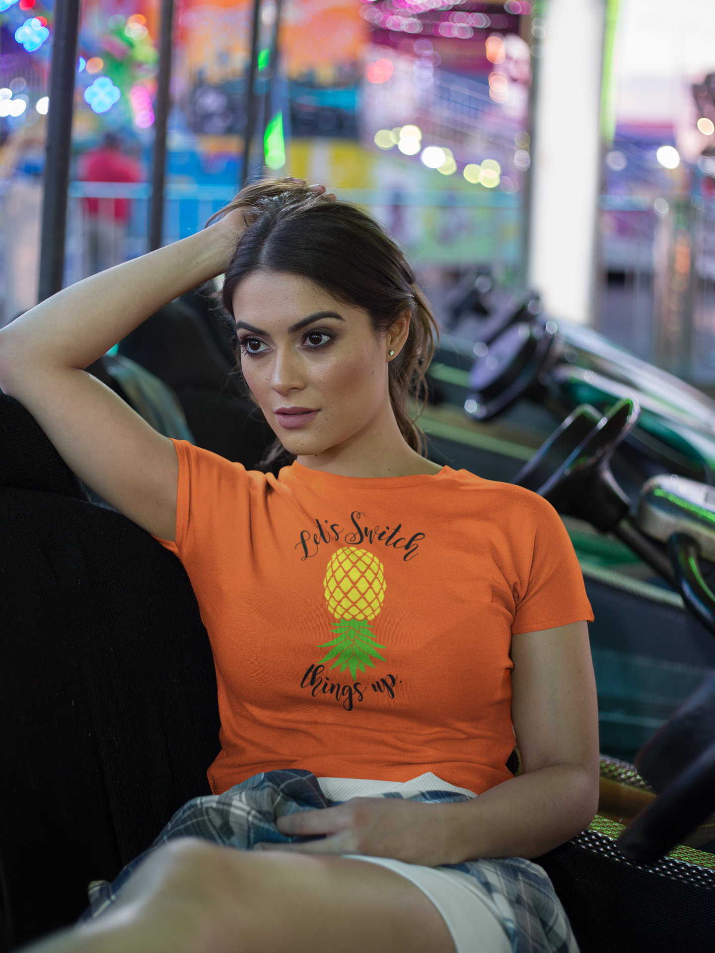 Pineapple Motivational Unisex Tee - 'Let's Switch Things Up'