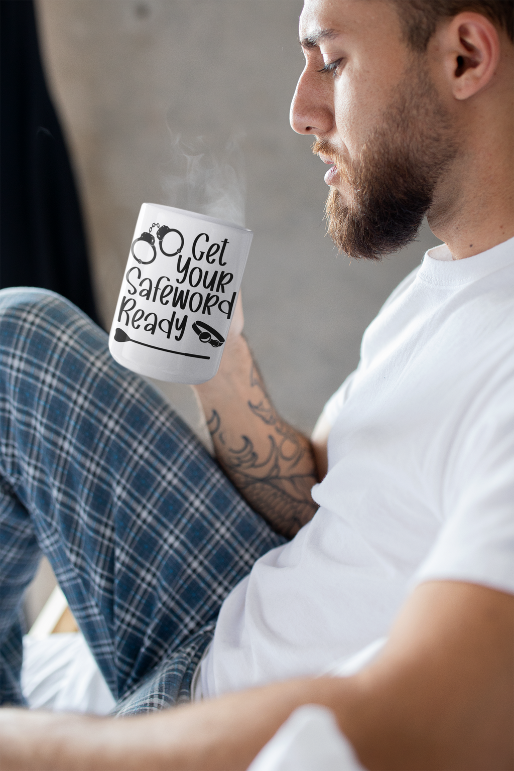 Funny Get Your Safeword Ready Ceramic Mug - 11oz & 15oz