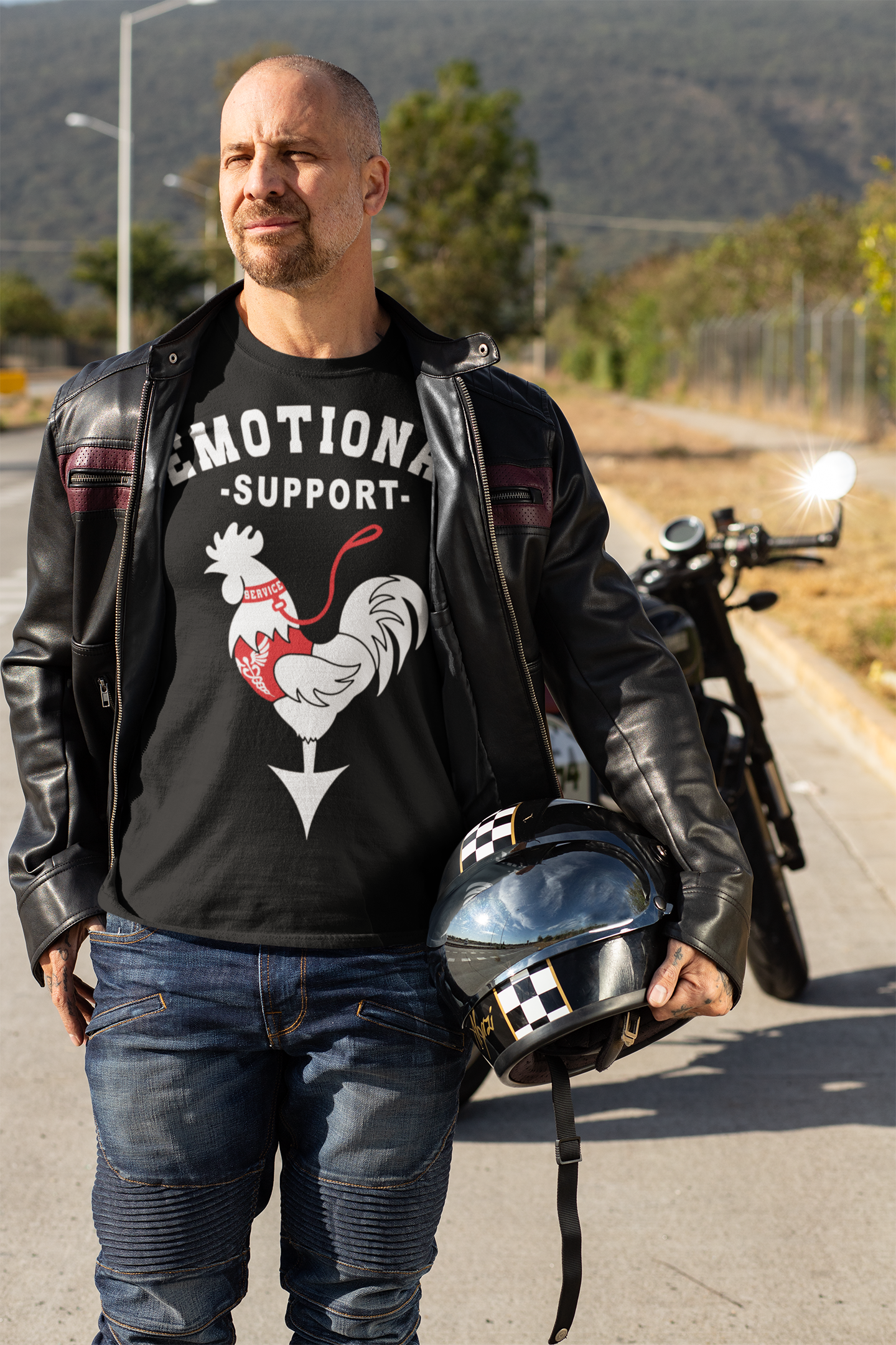 Emotional Support Cock T-Shirt