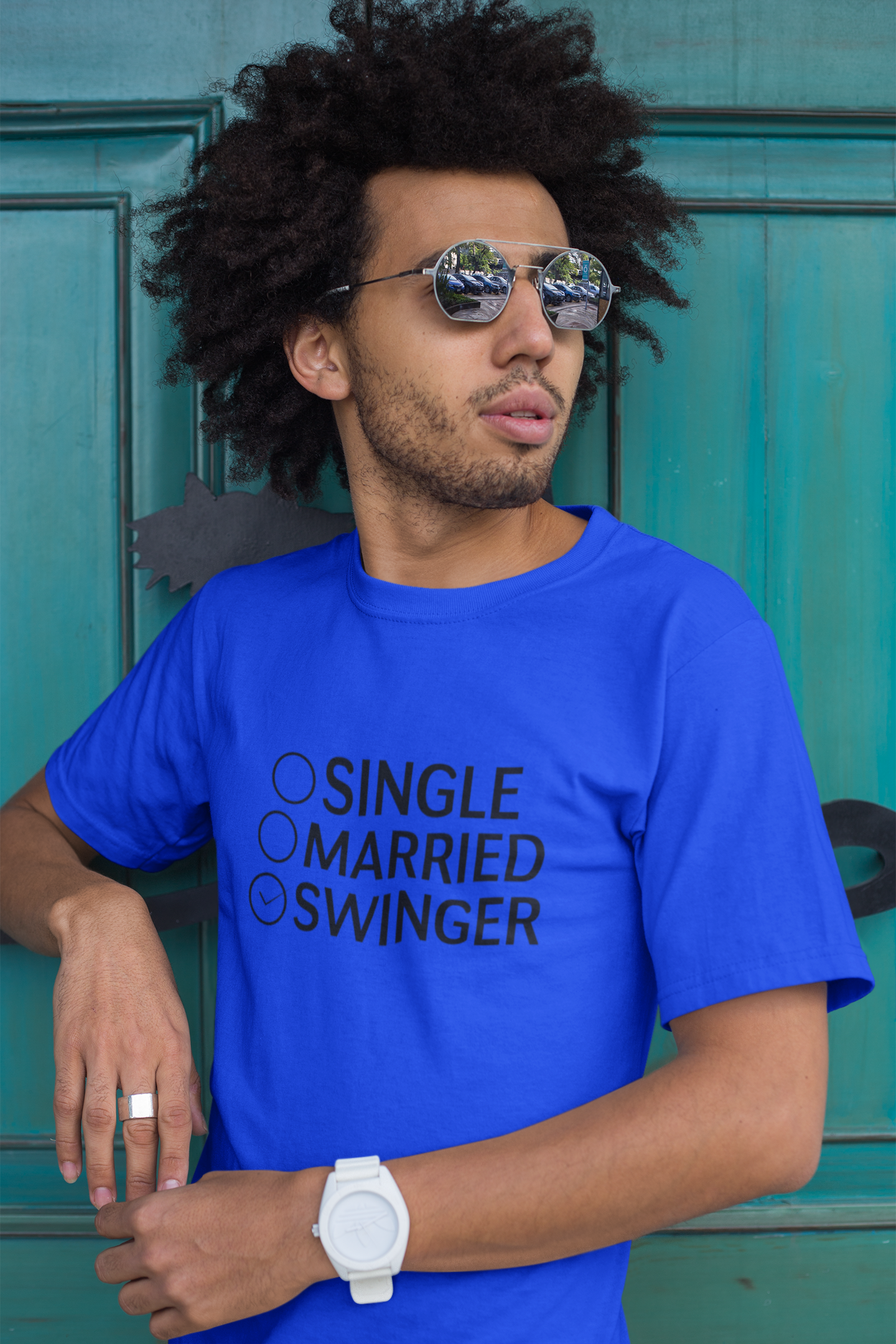 Swinger Humor Unisex Tee - Funny Relationship Status Shirt
