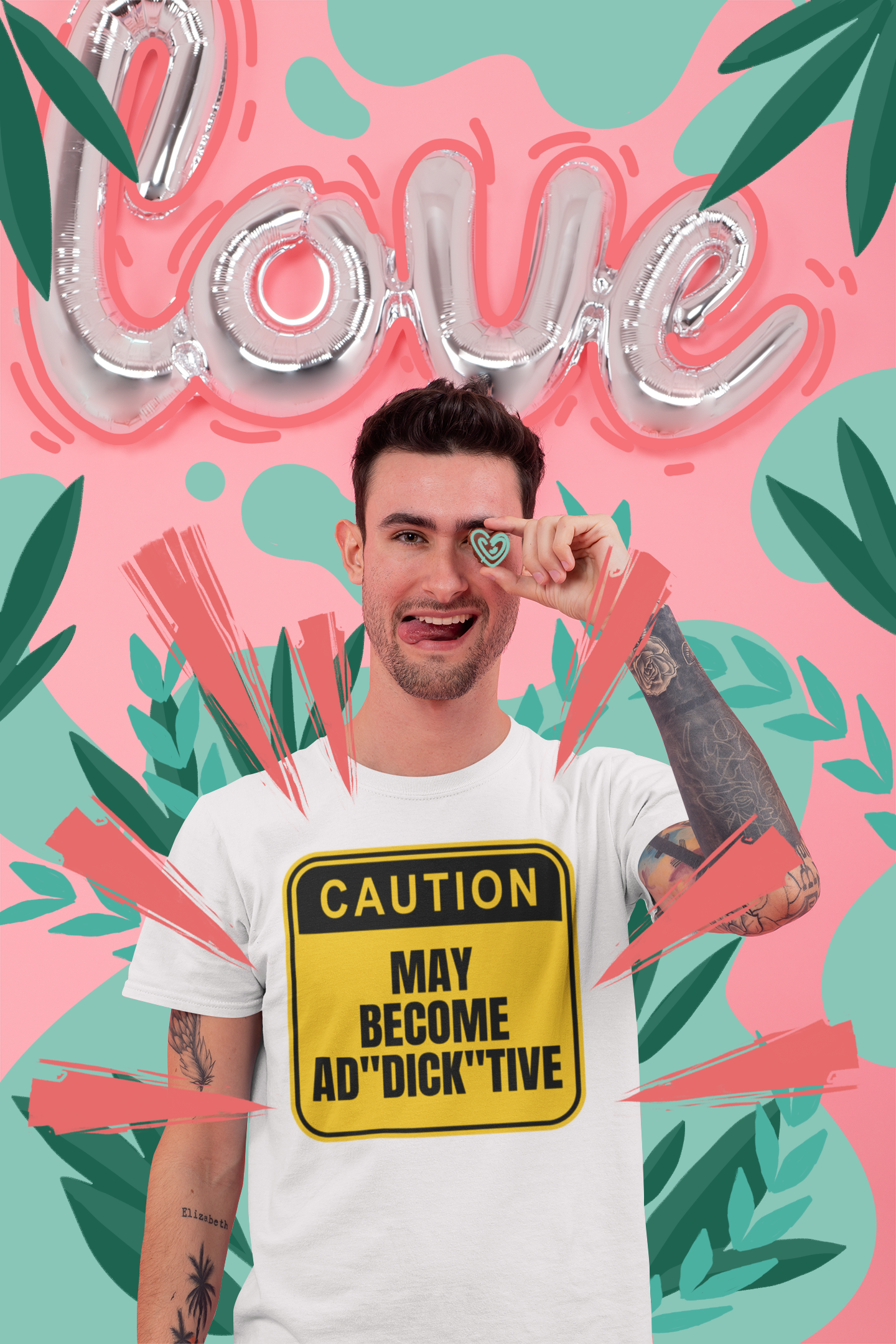 Caution Unisex Tee