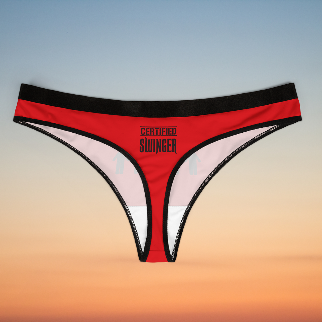 Sassy Women's Thongs - Funny Red Underwear, Perfect for Valentine's Day, Gift for Her, Cheeky Lingerie, Unique Bridal Party Favor