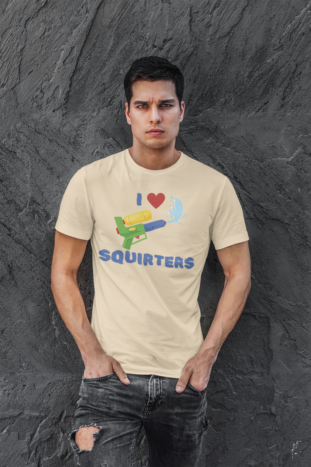 I Love Squirt Guns Unisex Jersey Tee - Fun Summer Shirt for Water Play Lovers