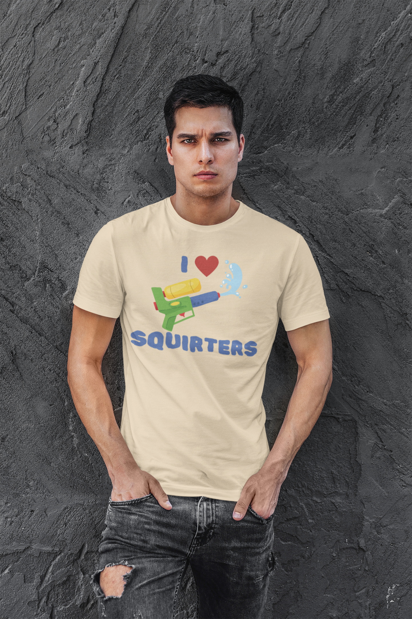 I Love Squirt Guns Unisex Jersey Tee - Fun Summer Shirt for Water Play Lovers