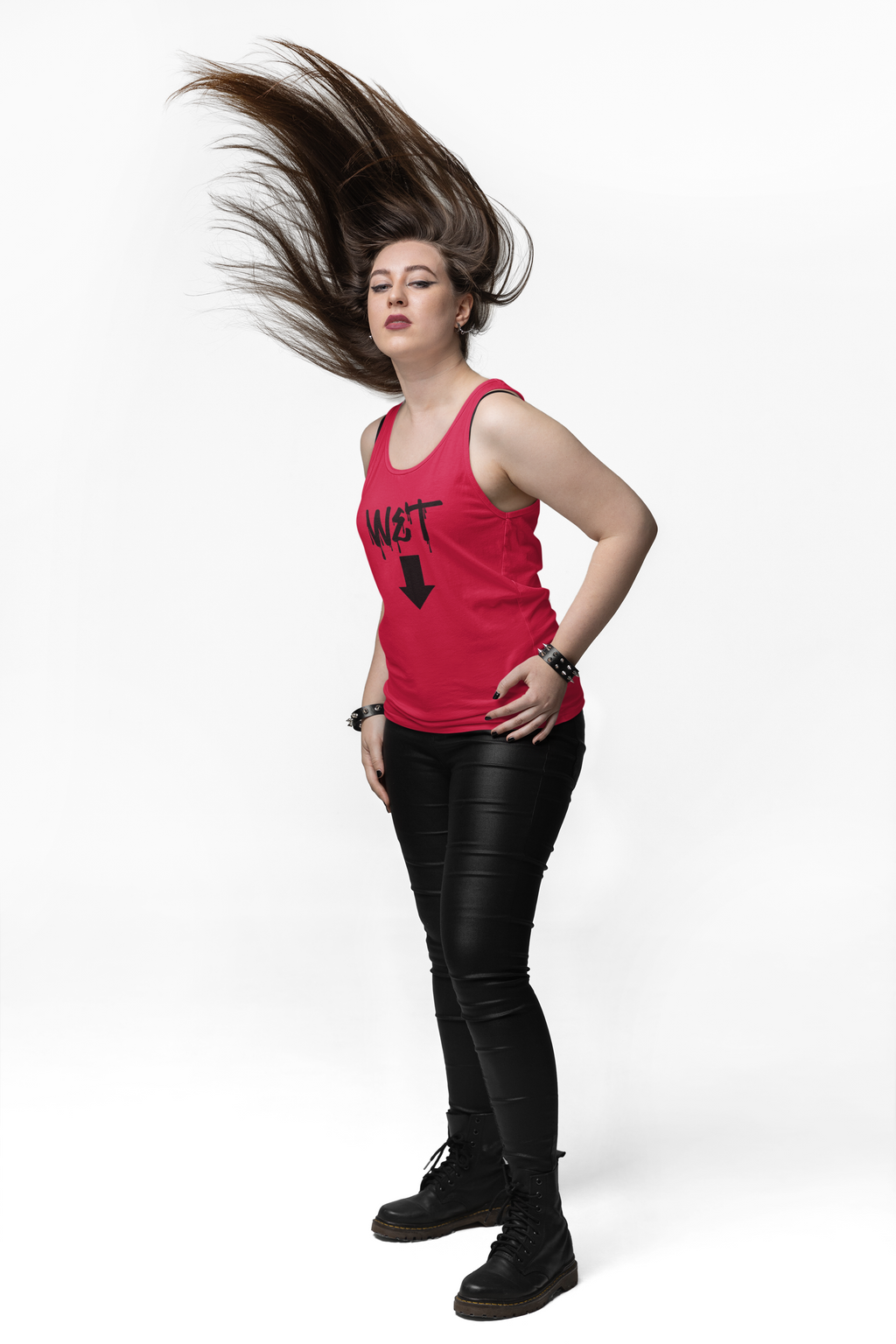 Women's Racerback Tank Top - 'Wet' Design, Summer Essentials, Casual Wear, Workout Gear, Gift for Her