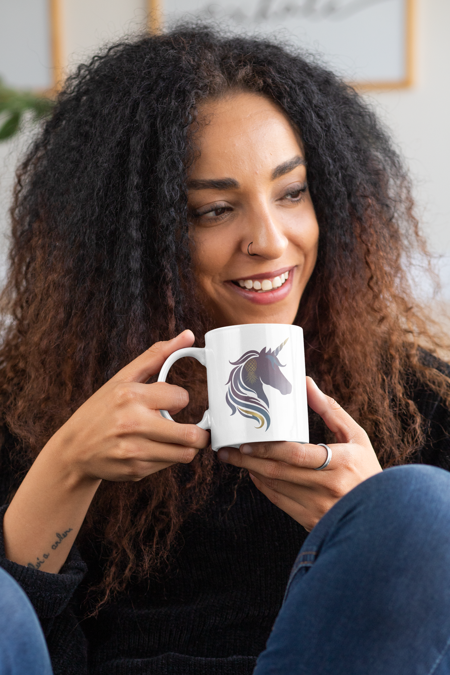 Morphing Mug - Color-Changing Unicorn 11oz Coffee Cup