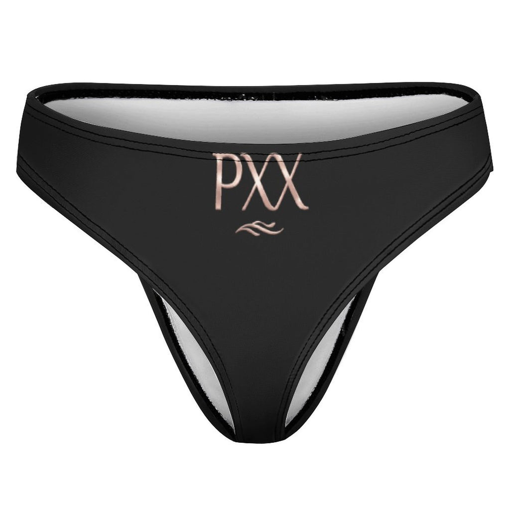 "I'm Here" Women's Cotton Thong Underwear