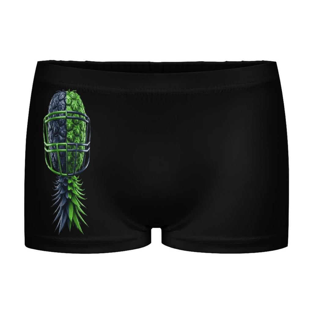 Neon Green & Navy Women's Boxer Briefs