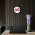 Get Naked Wall Clock – Fun Acrylic Timepiece for Bathroom Decor