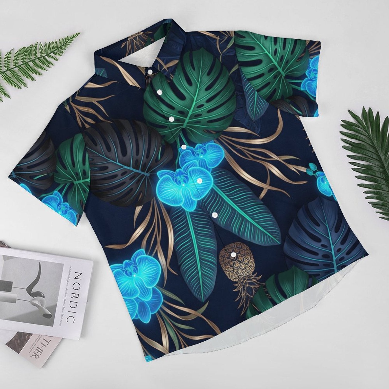 DTG 100gsm A Short Sleeved Shirt With Pockets(All-Over Printing)