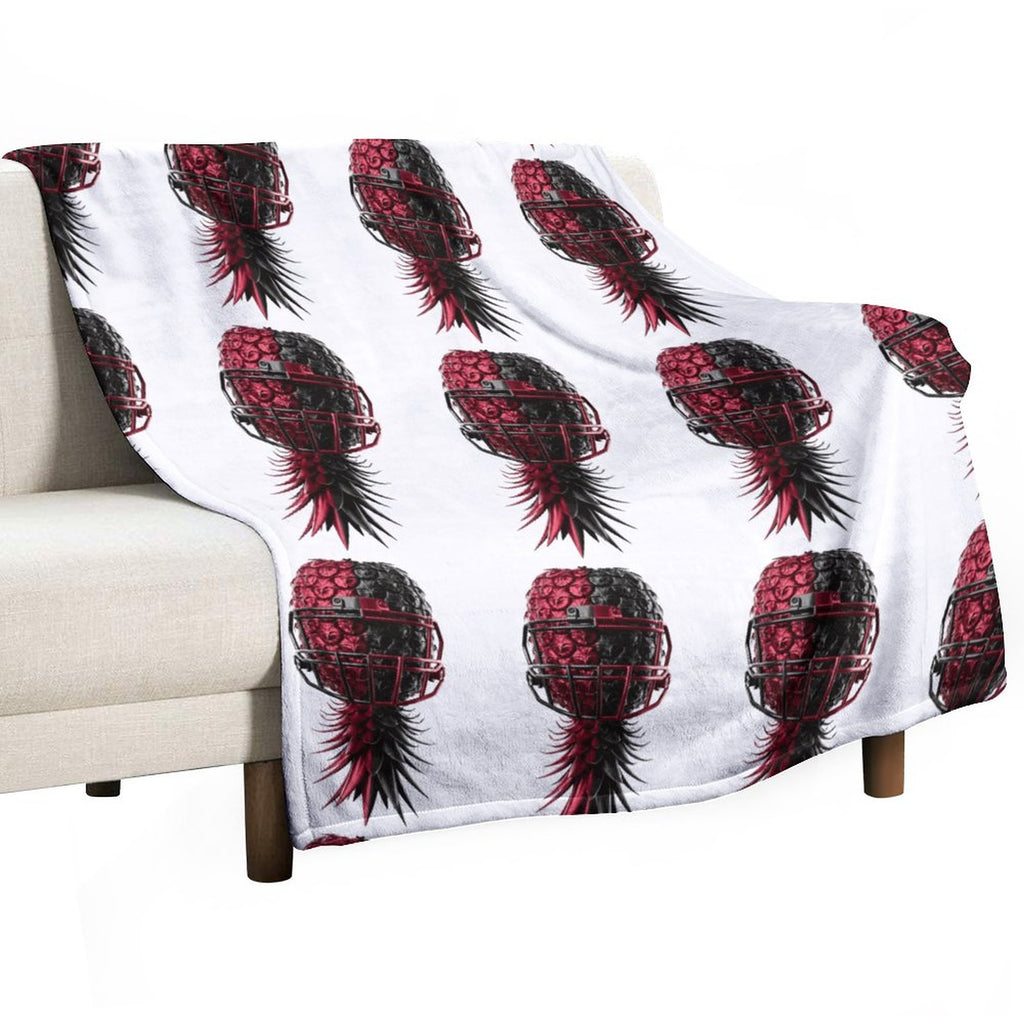 Football Inspired Flannel Blanket 50"×60"