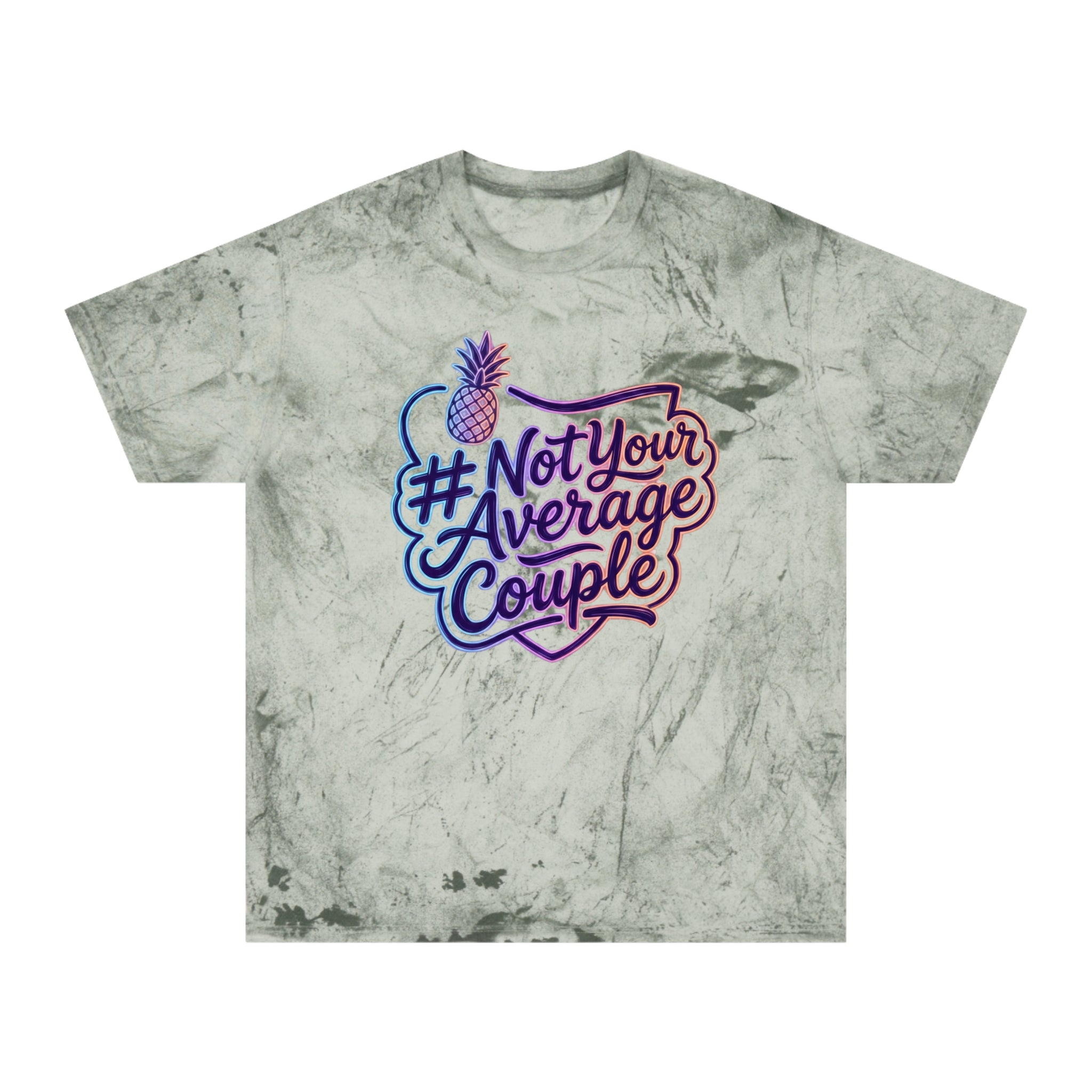 #NotYourAverageCouple T-Shirt – Retro Tropical Pineapple Graphic Tee