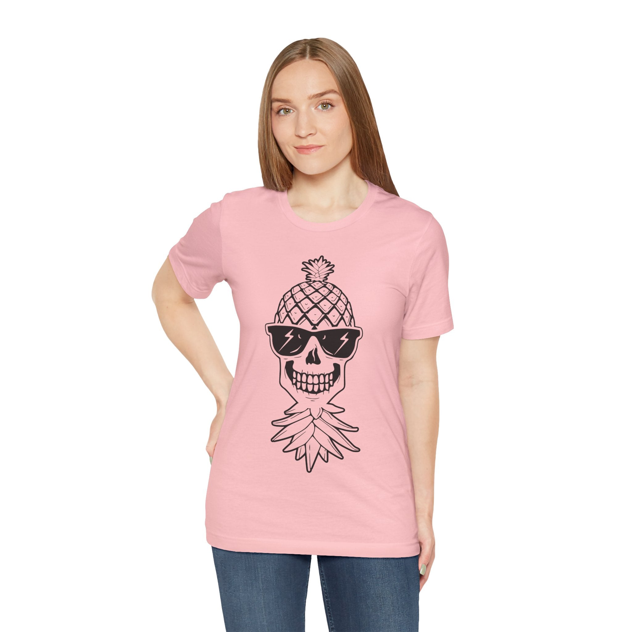 Pineapple Skull Graphic Tee