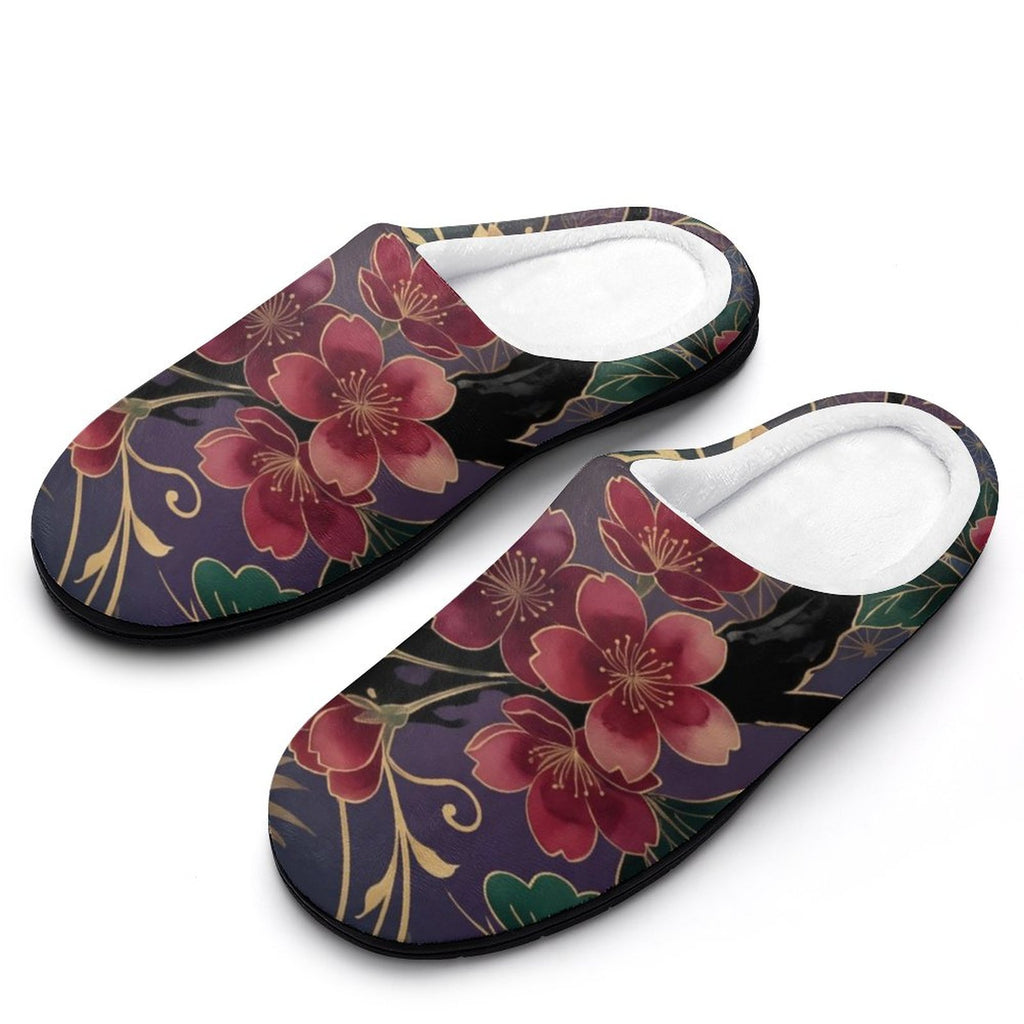 Custom Women's Cotton Slippers for Indoor Wear (All-Over Printing)