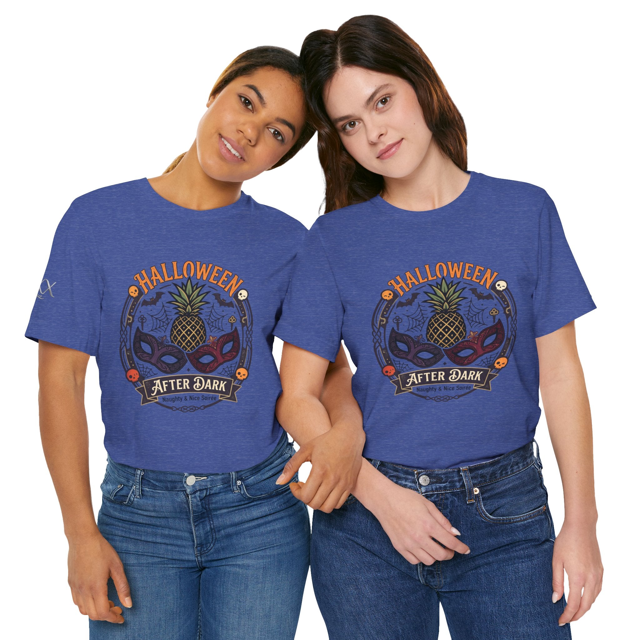 Halloween After Dark Tee — Pineapple Mask Masquerade T‑Shirt