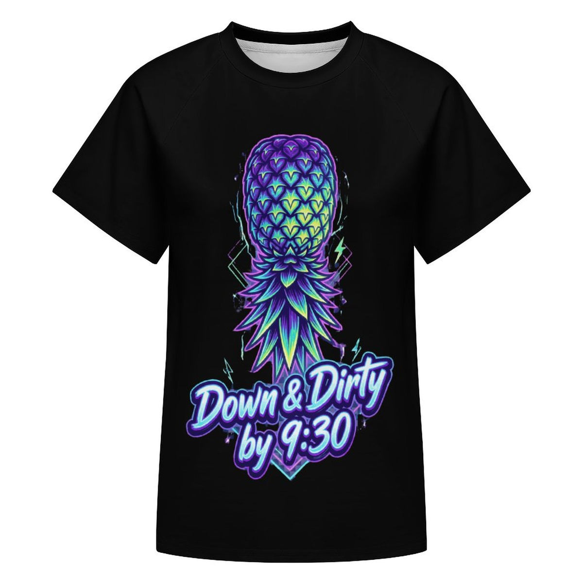 Down & Dirty by 9:30 Women's Raglan T-shirt