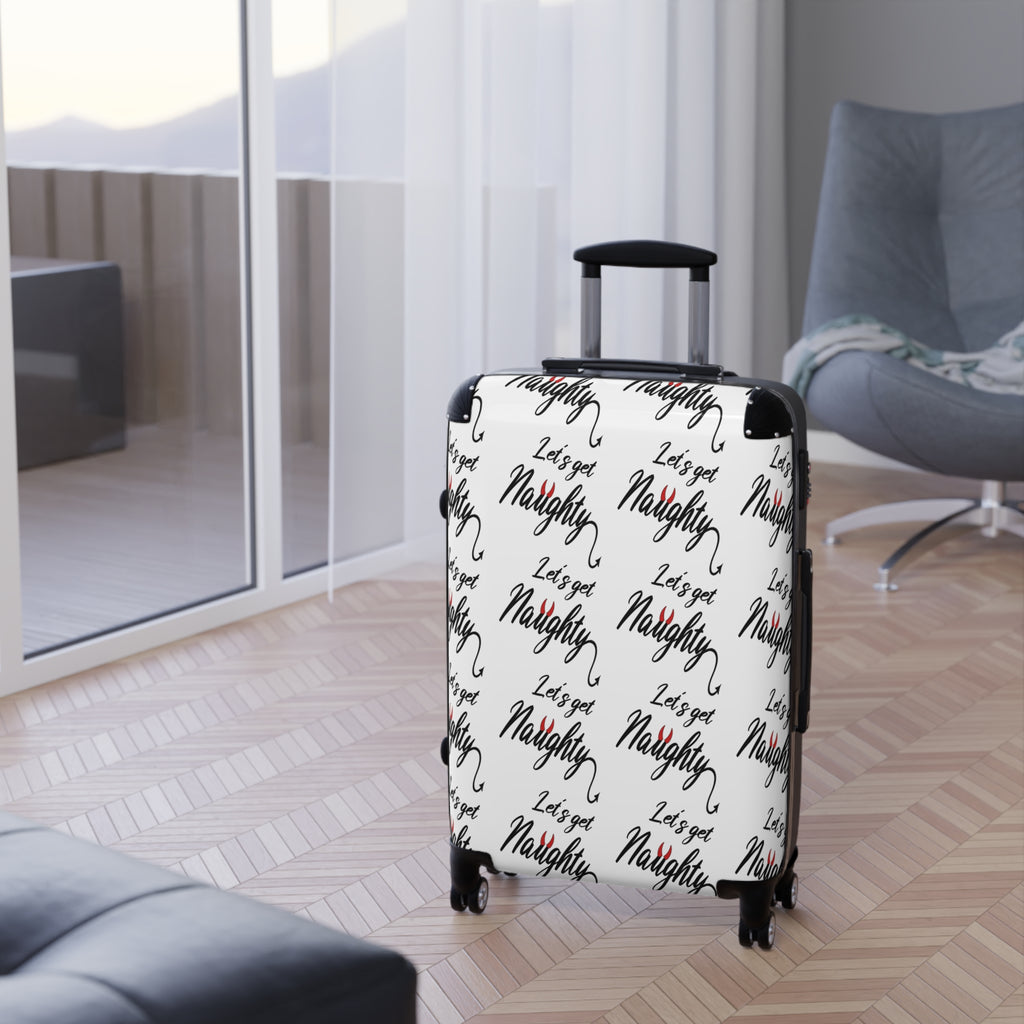 Travel Suitcase - "Let's Get Naughty" Design for True Swingers